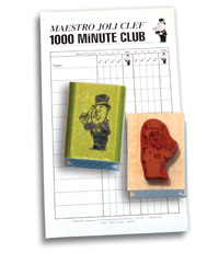 Maestro Jolie Clef stamp